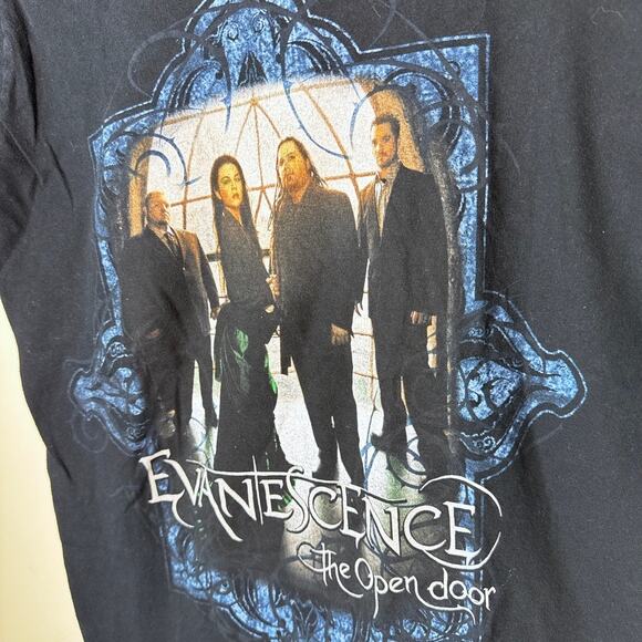 Evanescence Vintage 2006 The Open Door Band Tee Small Black - Picture 2 of 5